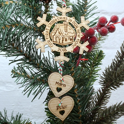 Our 1st Christmas In Our New Home Decoration title=