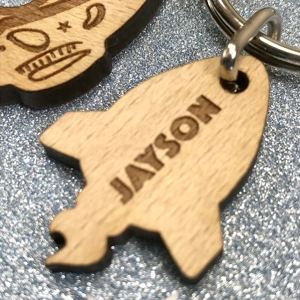 Personalised Keyring, Love You To The Moon & Back, Keychain