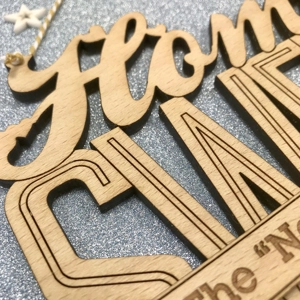 Personalised Wooden Plaque Family Home Sweet Home Gift