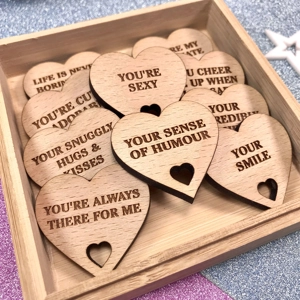 10 Reasons Why I Love You Box Personalised Anniversary, Birthday Gift