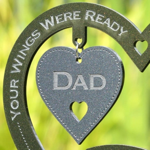 Personalised Memorial Remembrance Sympathy Butterfly Garden Ornament Gift