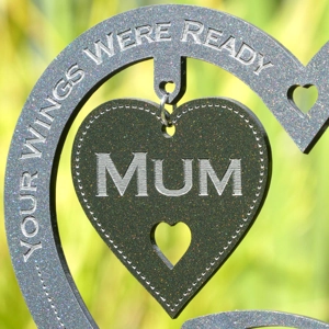 Personalised Memorial Remembrance Sympathy Butterfly Garden Ornament Gift
