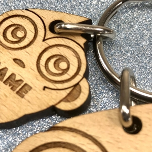 Personalised Cheeky Monkey Keyring Gift Daddy Dad Papa Grandad