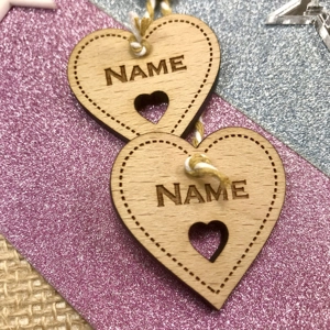 Heart & Infinity Bow Wedding / Bridal Keepsake Gift