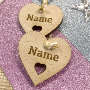 Personalised Infinity Heart Wedding / Bridal Keepsake Gift