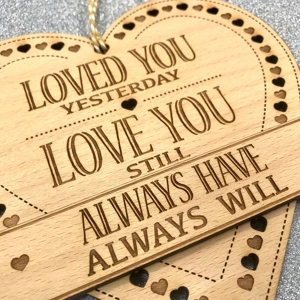 Personalised Love You Rhyme Wedding / Bridal Keepsake Gift