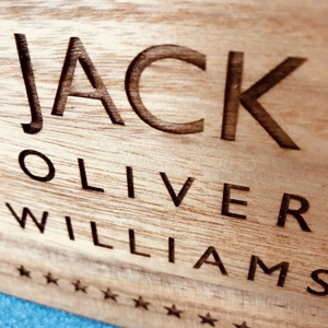 Personalised Wooden Money Box - Stars