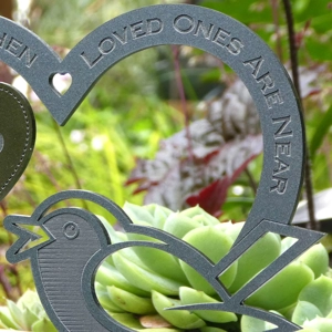 Personalised Memorial Remembrance Sympathy Robin Garden Ornament Gift