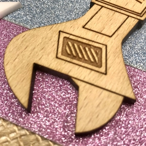 Personalised Spanner Keyring "I'm NUTS About You" Keychain