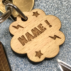 Personalised Daddy Is A Superhero Keyring Super Hero Keychain