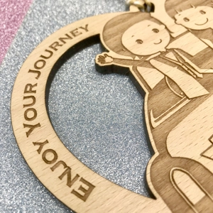 Personalised Just Married Car Wedding / Bridal Keepsake Gift