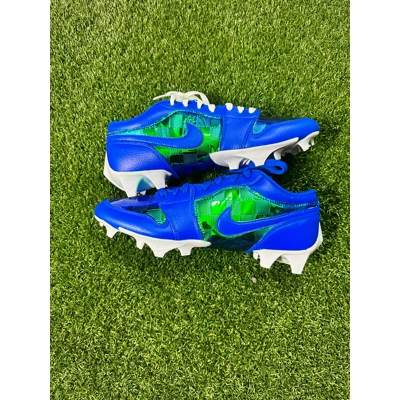 Green/blue mirror LV jordan 1 low
