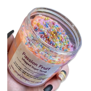 Passion fruit whipped sugar scrub