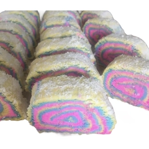 Crazy coconut bubble bath roll