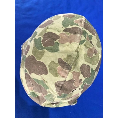 WWII USMC Camouflage Helmet Cover, Reversible
