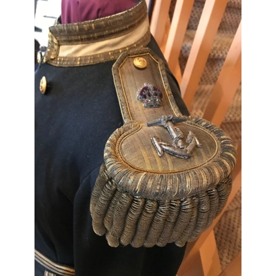 Late Victorian Era British Naval Officer Dress Uniform Set w/ Sword Late Victorian Era British Naval Officer Dress Uniform Set w/ Sword