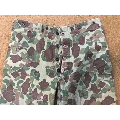 WWII USMC P44 M44 Reversible Camouflage Trousers WWII USMC P44 M44 Reversible Camouflage Trousers