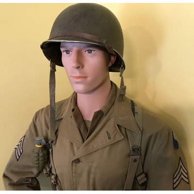 US WWII 29th Inf Div Sergeant Uniform Display with Equipment & Mannequin US WWII 29th Inf Div Sergeant Uniform Display with Equipment & Mannequin