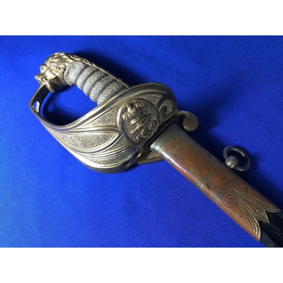 Late Victorian Era British Naval Officer Dress Uniform Set w/ Sword Late Victorian Era British Naval Officer Dress Uniform Set w/ Sword