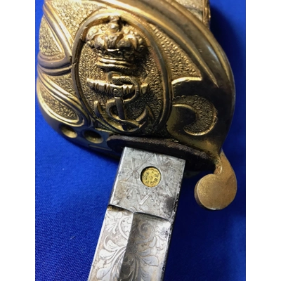 Late Victorian Era British Naval Officer Dress Uniform Set w/ Sword Late Victorian Era British Naval Officer Dress Uniform Set w/ Sword