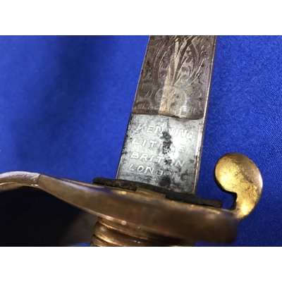 Late Victorian Era British Naval Officer Dress Uniform Set w/ Sword Late Victorian Era British Naval Officer Dress Uniform Set w/ Sword