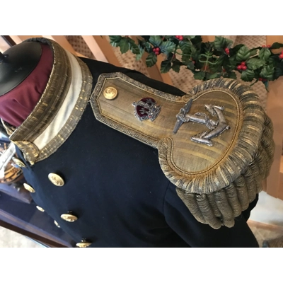 Late Victorian Era British Naval Officer Dress Uniform Set w/ Sword Late Victorian Era British Naval Officer Dress Uniform Set w/ Sword