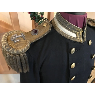 Late Victorian Era British Naval Officer Dress Uniform Set w/ Sword Late Victorian Era British Naval Officer Dress Uniform Set w/ Sword