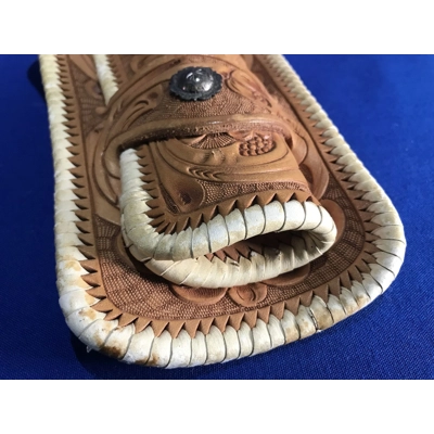 H.H. Heiser Model 753 Custom Drop-Loop Holster/Belt Rig w/ Sterling Silver Fittings