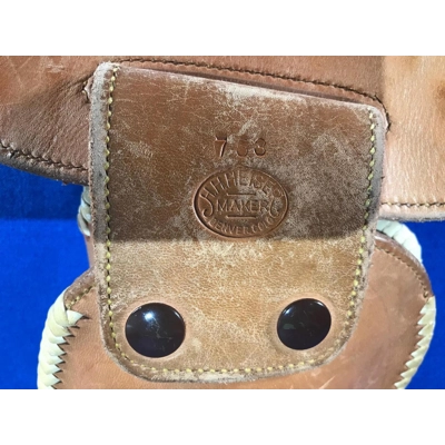 H.H. Heiser Model 753 Custom Drop-Loop Holster/Belt Rig w/ Sterling Silver Fittings