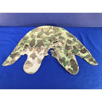 WWII USMC Camouflage Helmet Cover, Reversible