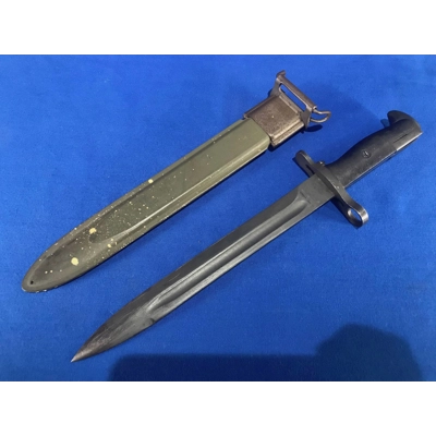 US WWII US Army M1 Bayonet & Scabbard