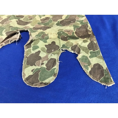 WWII USMC Camouflage Helmet Cover, Reversible