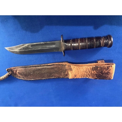 US WWII USMC KA-BAR Fighting Knife