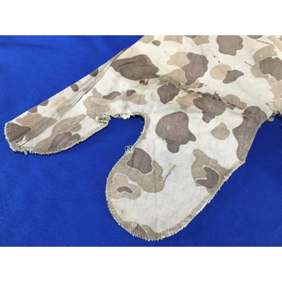 WWII USMC Camouflage Helmet Cover, Reversible