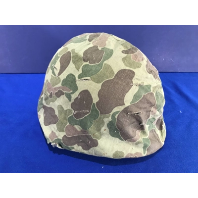 WWII USMC Camouflage Helmet Cover, Reversible