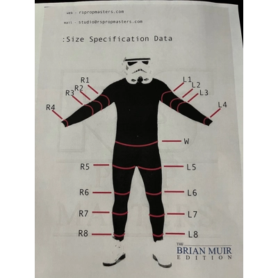 RS PropMasters Custom Made Star Wars TK StormTrooper Armor Complete Package