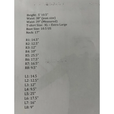 RS PropMasters Custom Made Star Wars TK StormTrooper Armor Complete Package