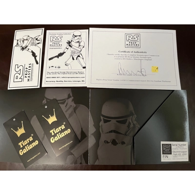 RS PropMasters Custom Made Star Wars TK StormTrooper Armor Complete Package