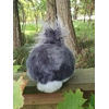 Custom grey and white pet bunny