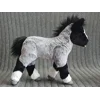 Blue roan foal (semi-posable)