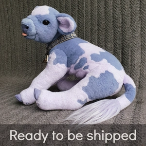 Shiny Holstein - Blueberry (semi-posable)