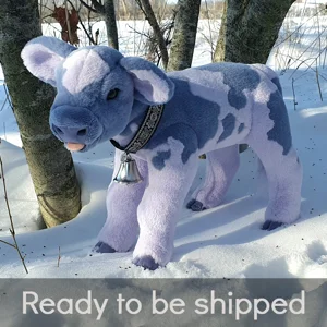 Colorful Holstein - Blueberry (semi-posable)