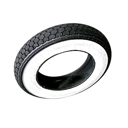 Continental White wall K62 Tyre 3.50 : 10