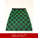Mudflap - Chequered - Green & Black