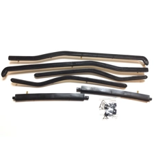 Floor Rear Plastics Gp/DL Black - Casa