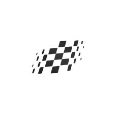 Gp Chequered Flag Legshield Sticker