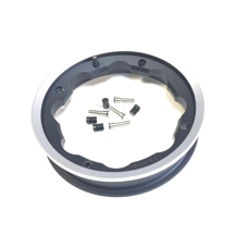 SIP Tubeless Wheel Rim In Black With Polished Aluminium Lip