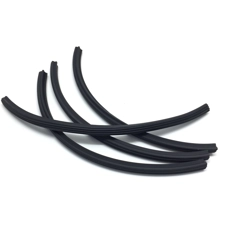 Floor Channel Rubber Set S3 & Gp/Dl Black