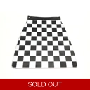 Mudflap - Chequered - Black & White