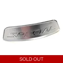 Rear Frame Badge Silver..